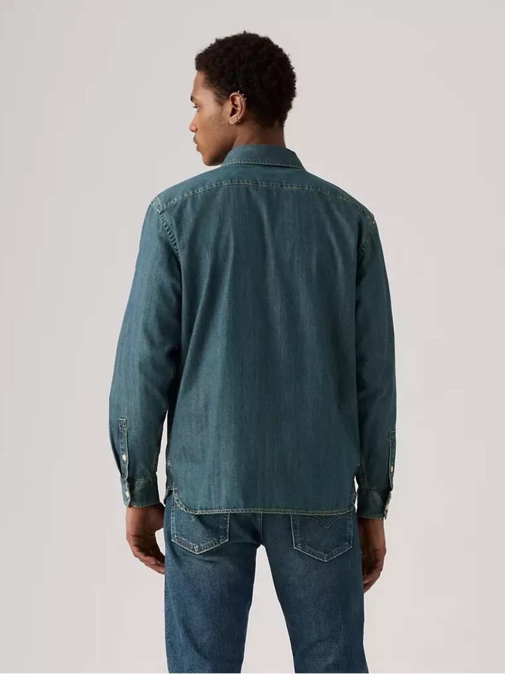Levi’s Mens Medium Jackson Relaxed Denim Worker - Picture 3 of 9